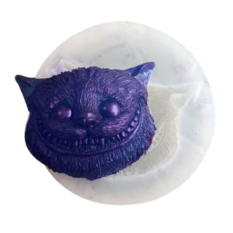 Epoksihartsia kissanriipukset silikonimuotit korujen valu sfinksi kissa 3 silmää kissan sarvet kissanpennun pää korppi varis kallo muotti: 5