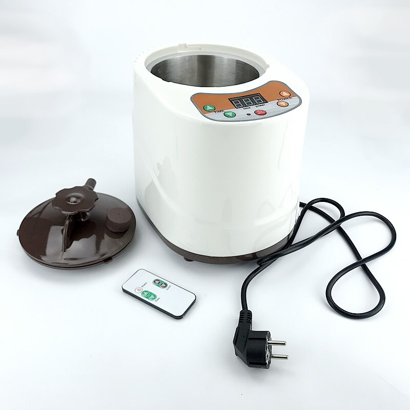 Hem ångkokare ånggenerator bastuvärme 220v eu eller us plug 1000w kapacitet 2l spa för bastutillbehör träfat