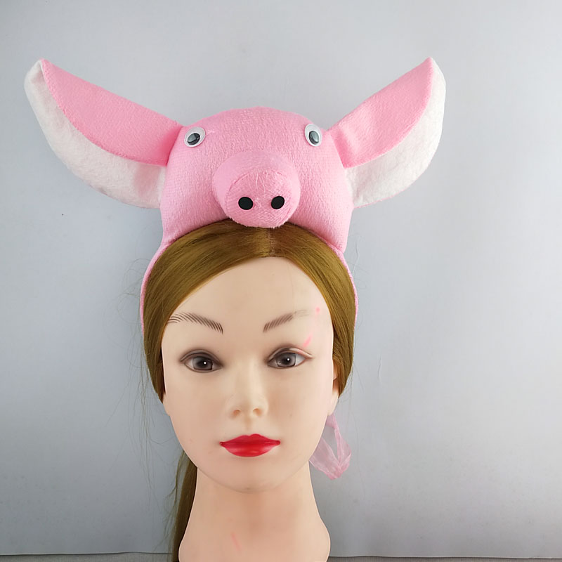 Ensemble de Tutu de Cochon pour Enfant et Adolescent, Jupe avec Bande de Sauna, Arc de Queue, Costume d'Halloween, ixà Thème Animal, 7 Pièces