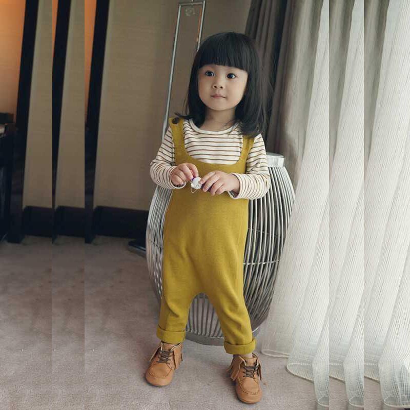Lente Baby Jean Overalls Jongens Meisjes Katoen Harem Gebreide Broek Baby Kids Peuters PP Broek Baby Harembroek