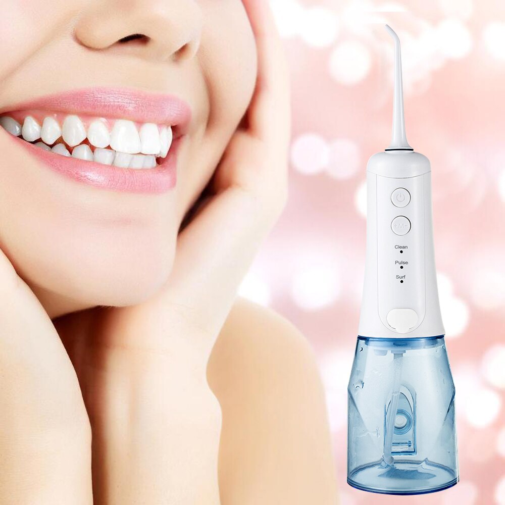 Oral Irrigator Dental Water Flosser Tips USB Rechargeable Water Jet Flosser Ipx7 Irrigator Teeth Whitening Oral Caring Tool