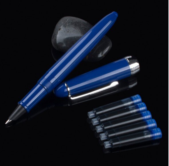 JINHAO 992 Student Fountain Office Pen Transparent 6 Color Round Spiral: 02