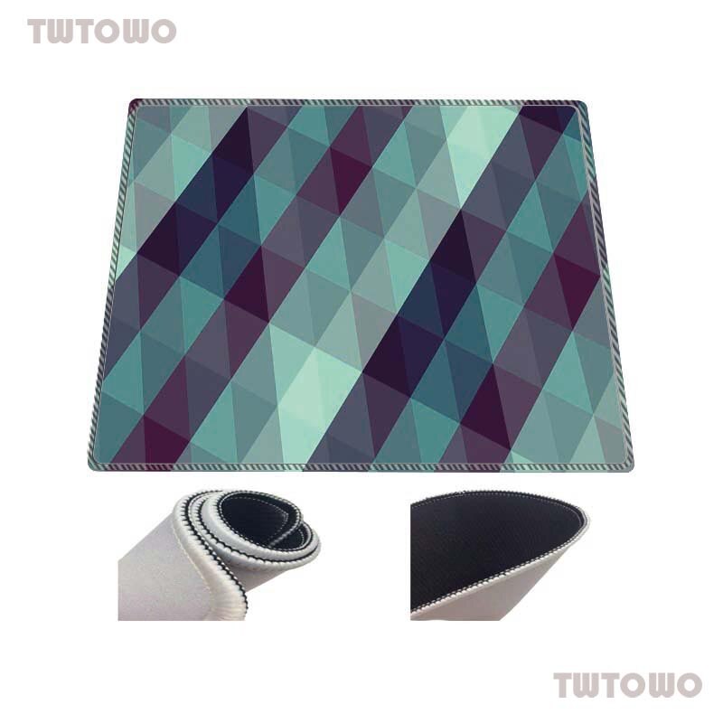 Triangle Texture Soft Large Gaming Mouse Pad Glowing Extended Mousepad Non-Slip Base Computer Keyboard Pad Mat