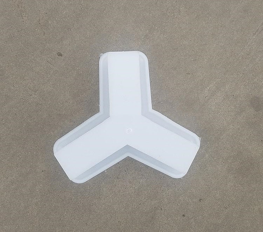 Cement Antique Brick Square Mould Garden Path Making Brick Mold 3D Carving Anti-Slip Concrete Plastic Paving Molds 30x30x7cm