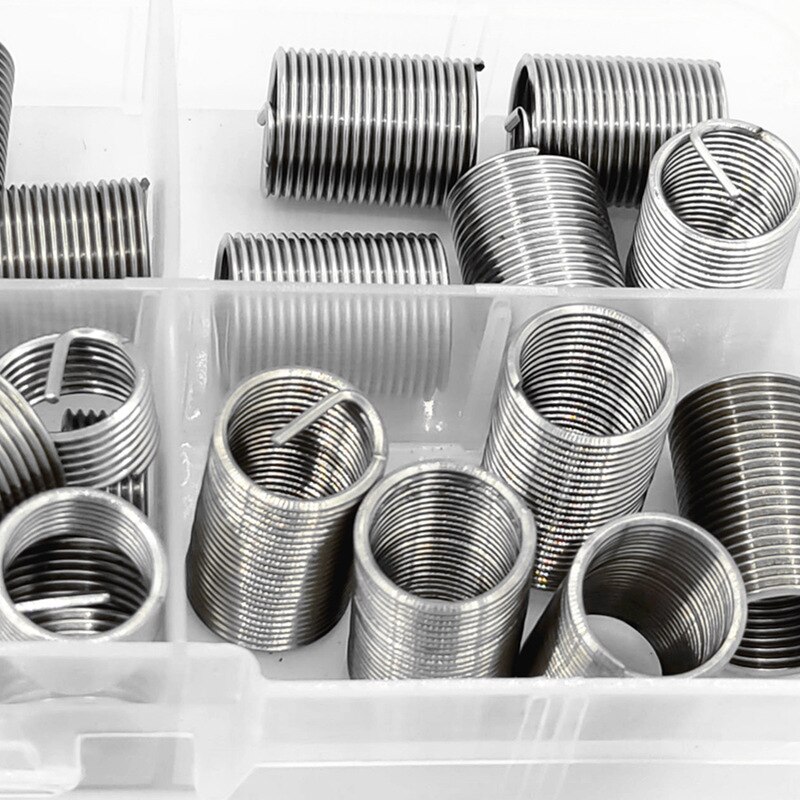 40pcs / 304 stainless steel wire sleeve thread repair sleeve thread Sheath M10 * 1 series