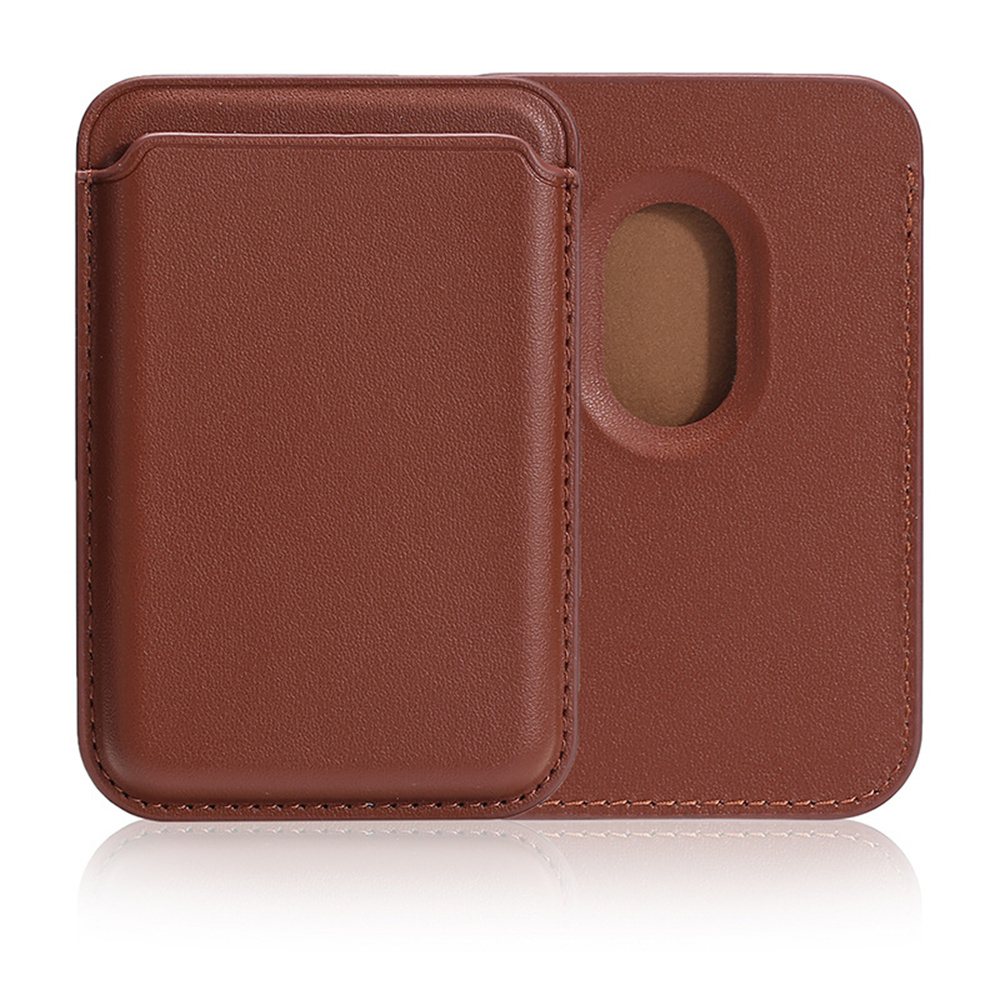 Leren Portemonnee Hoesje voor iPhone 15-19 Pro Max met MagSafe Kaarthouder: Goud
