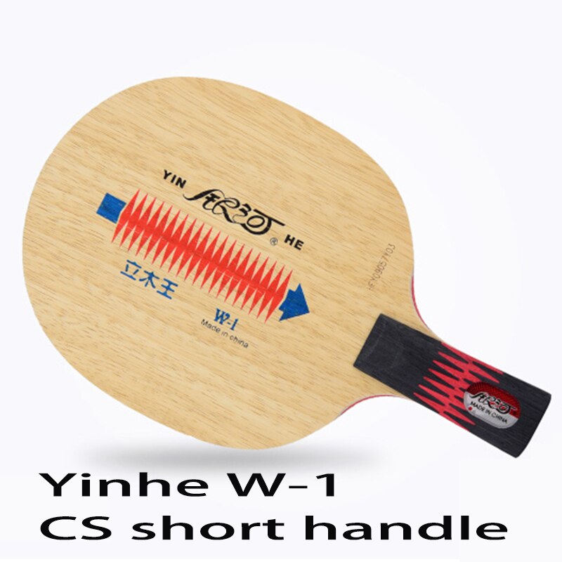Yinhe – raquette de tennis de table w1 originale, en bois pur, attaque rapide avec boucle, jeu de ping-pong: CS