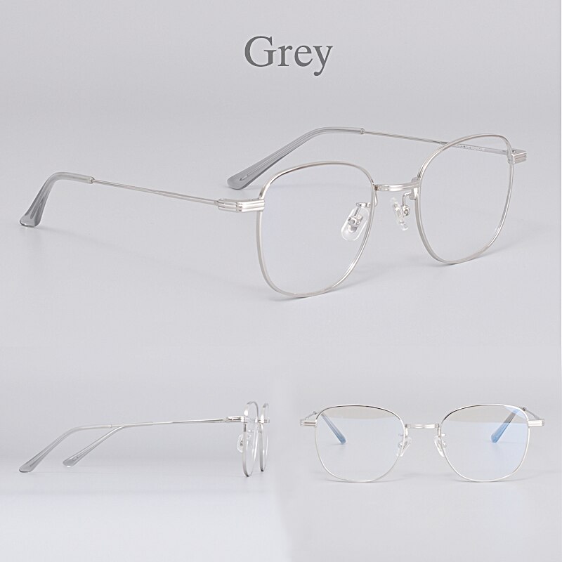 Okulary przeciwsłoneczne GM damskie oprawki robić okularów delikatne planety Blu okulary dla osób z krótkowzrocznością mężczyźni metalowa ramka okulary robić czytania okulary z bezbarwnymi szkłami