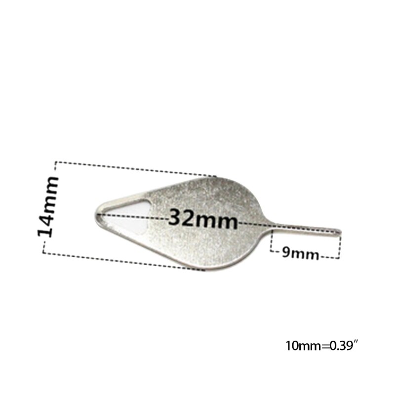 10Pcs/Set Specially Shape Sim Card Tray Opening Removal Tool,Eject Pin Tool Replacement for Multi-model Mobile Phone