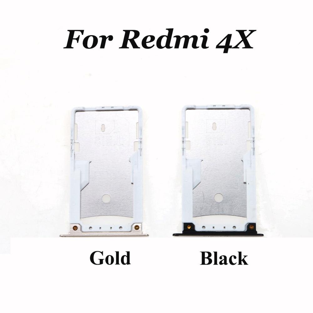 YuXi For Xiaomi Redmi 4A / 4X / 4 / Note 4X SIM Card Tray Socket Slot Holder Adapters Replacement Spare Parts for Redmi note4X