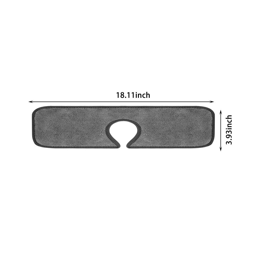 Kitchen Faucet Absorbent Mat Sink Splash Guard Microfiber Faucet Splash Catcher Countertop Protector Pad For Kitchen Bathroom: A9