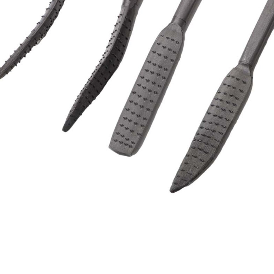 200mm 8pcs Wood Working Rasp Riffler File Set Double Ended Coarse Hand Tool Rasper For Wood Carving