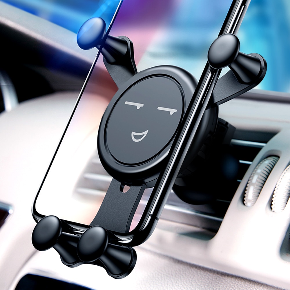 Soporte de teléfono de coche Gravity para teléfono con Clip para salida de aire de coche, soporte magnético para teléfono móvil, soporte GPS, soporte movil coche