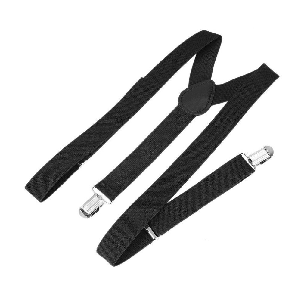 Adjustable Brace Clip-on Adjustable Unisex Men Women Pants Braces Straps Fully Elastic Y-back Suspender Girls Belt
