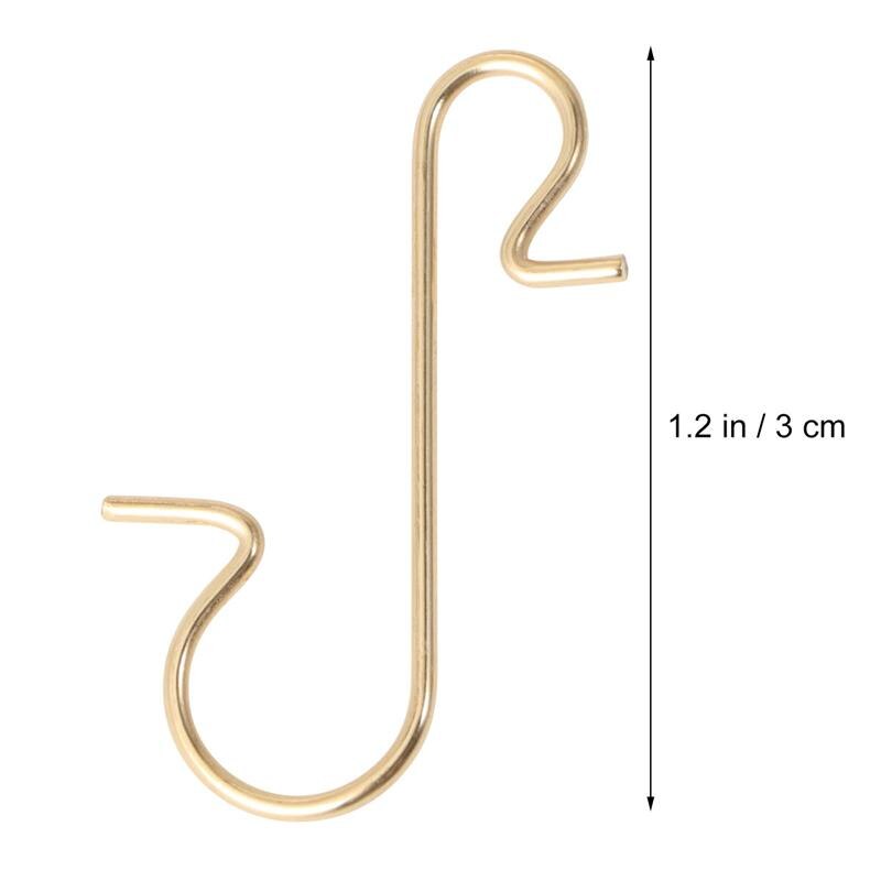 150 Pcs Kerst Metalen Opknoping Haak Creatieve S-vorm Haak Metalen Hanger Kerst Decoratie Benodigdheden