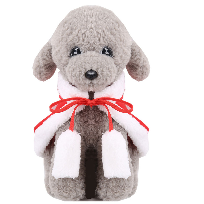 Navidad perro capa para gato ropa para mascotas capa con capucha traje para mascotas rompevientos perros pequeños traje de ropa abrigo BS010