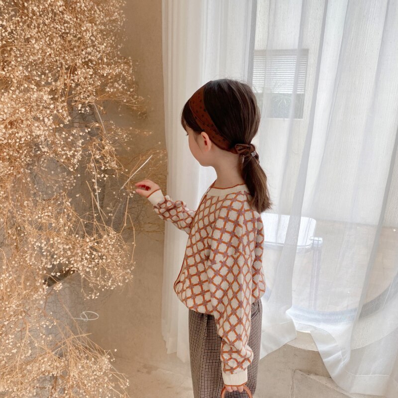Maglione per bambina maglieria per bambini capispalla top 2021 morbido pile addensare caldo inverno autunno soprabito abbigliamento per la casa abbigliamento formale per bambini