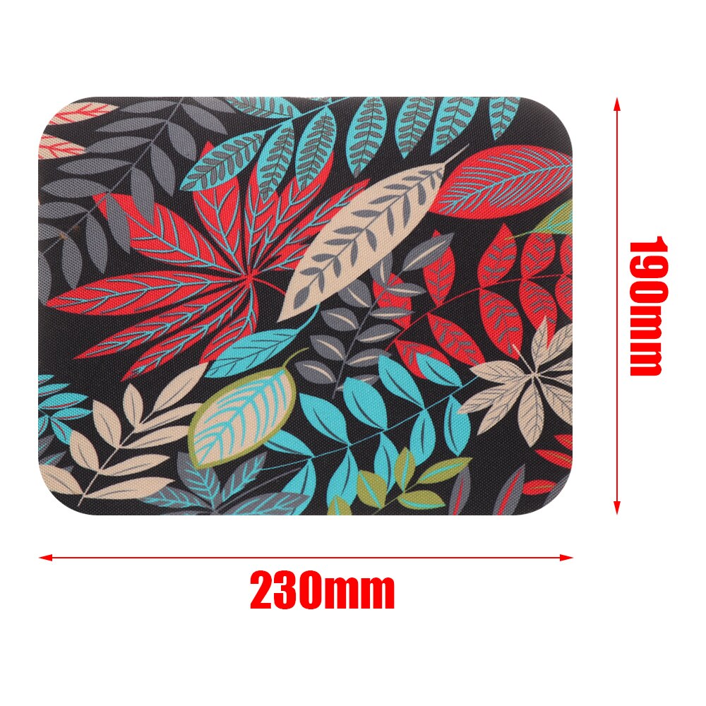Ethnic Style Canvas Mouse Pad Mice Mat Rubber Anti-slip Durable Desk Cushion Tablet Mat Computer Peripherals Accessory