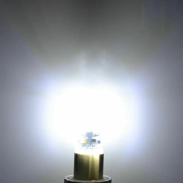 Mini ampoules LED G4 pour lustre domestique, lampe en silicone, lumière froide, melon al, blanc , 3014SMD, 12V, 220V, 2W, 10 pièces: WHITE / Blanc froid