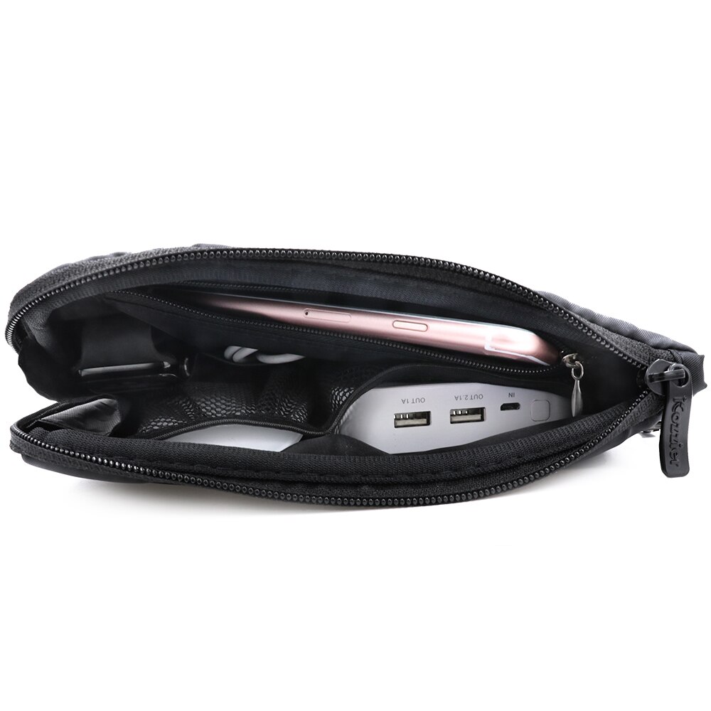 iCozzier Portable Power Supply Storage Bag Digital Cable, data line storage bags headphone bag outdoor travel organizer