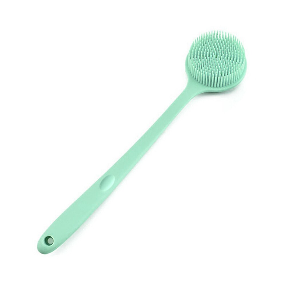 Multifunktionale Silikon Pinsel Körper Lange Griff Doppelseitige Schlecht Dusche Pinsel Zurück Massage Peeling Hauch Körper Peeling Pinsel: 02