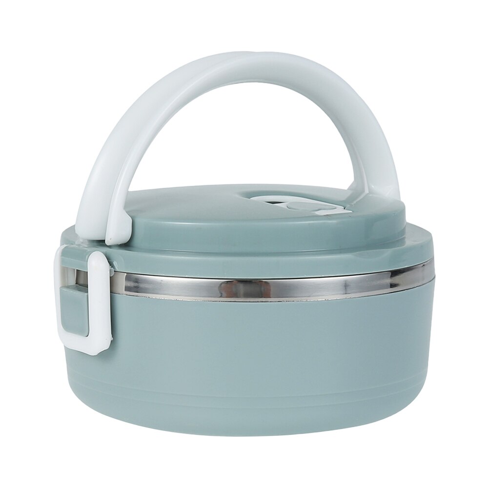 Lunchbox Thermische Voedsel Container Bento Box Thermos Rvs Lunchbox Voor Kinderen Draagbare Picknick Home Office: Nordic blue / 1