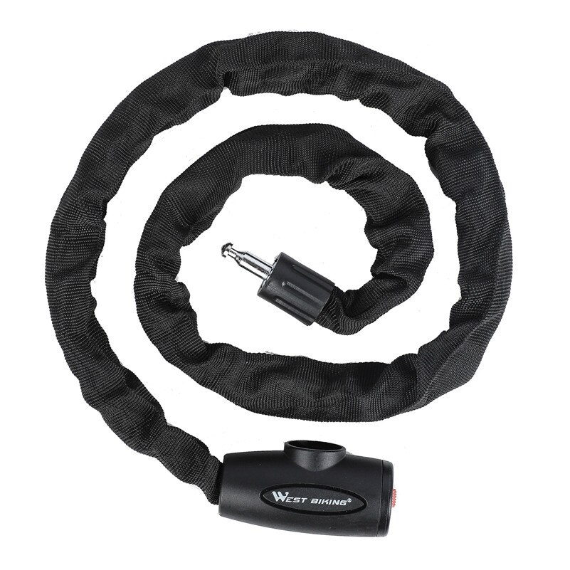 Antivol de vélo, antivol à longue chaîne, en acier renforcé, accessoires de vélo pour moto