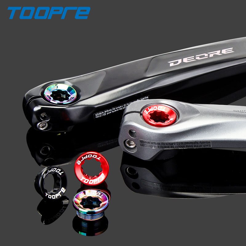 TOOPRE-tornillo de aleación de aluminio para bicicleta de montaña, rueda de cadena integrada Torx, cubierta de manivela EIEIO M20, perno para XT/XTR/SLX/DEORE