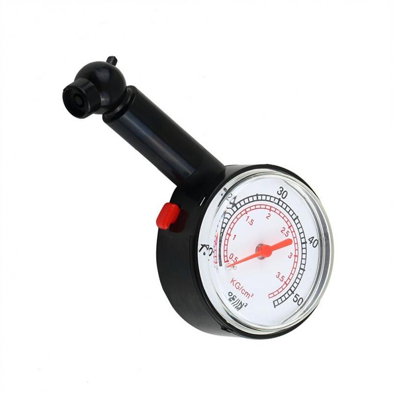 Auto Motor Car Truck Bike Tyre Tire Air Pressure Gauge Dial Meter Vehicle Air Pressure Mini Tyre Gauge Dial Meter Vehicle Tester: Default Title