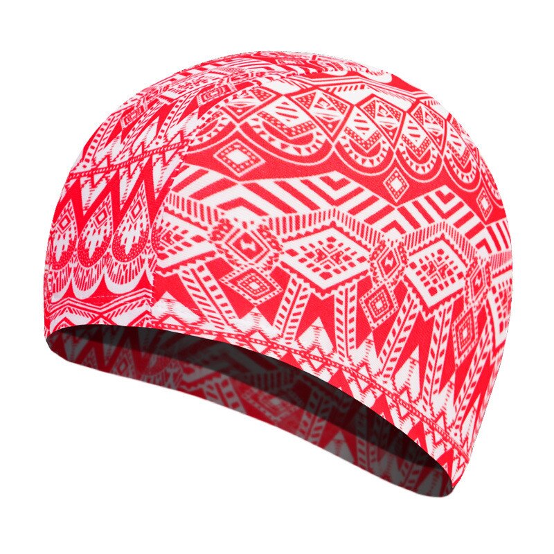 Gorro impermeable para natación para niños y bebés, gorros elásticos con estampado de dibujos animados, para deportes en la piscina, para niños de 3 a 9 años: E