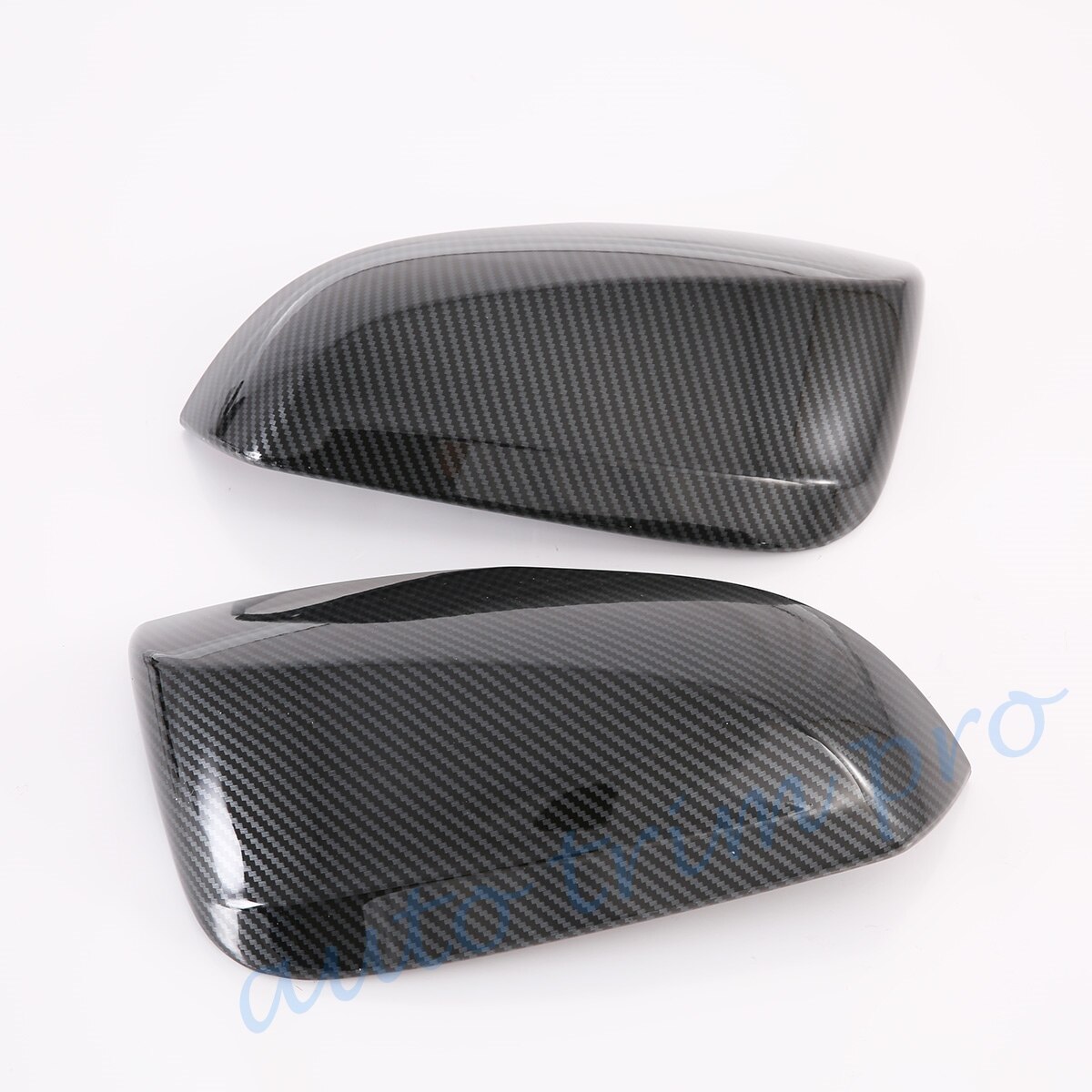 Carbon Fiber Rear View Mirror Cover Trim Fit For Toyota RAV4 Rearview Mirrors Molding Protector Accessories