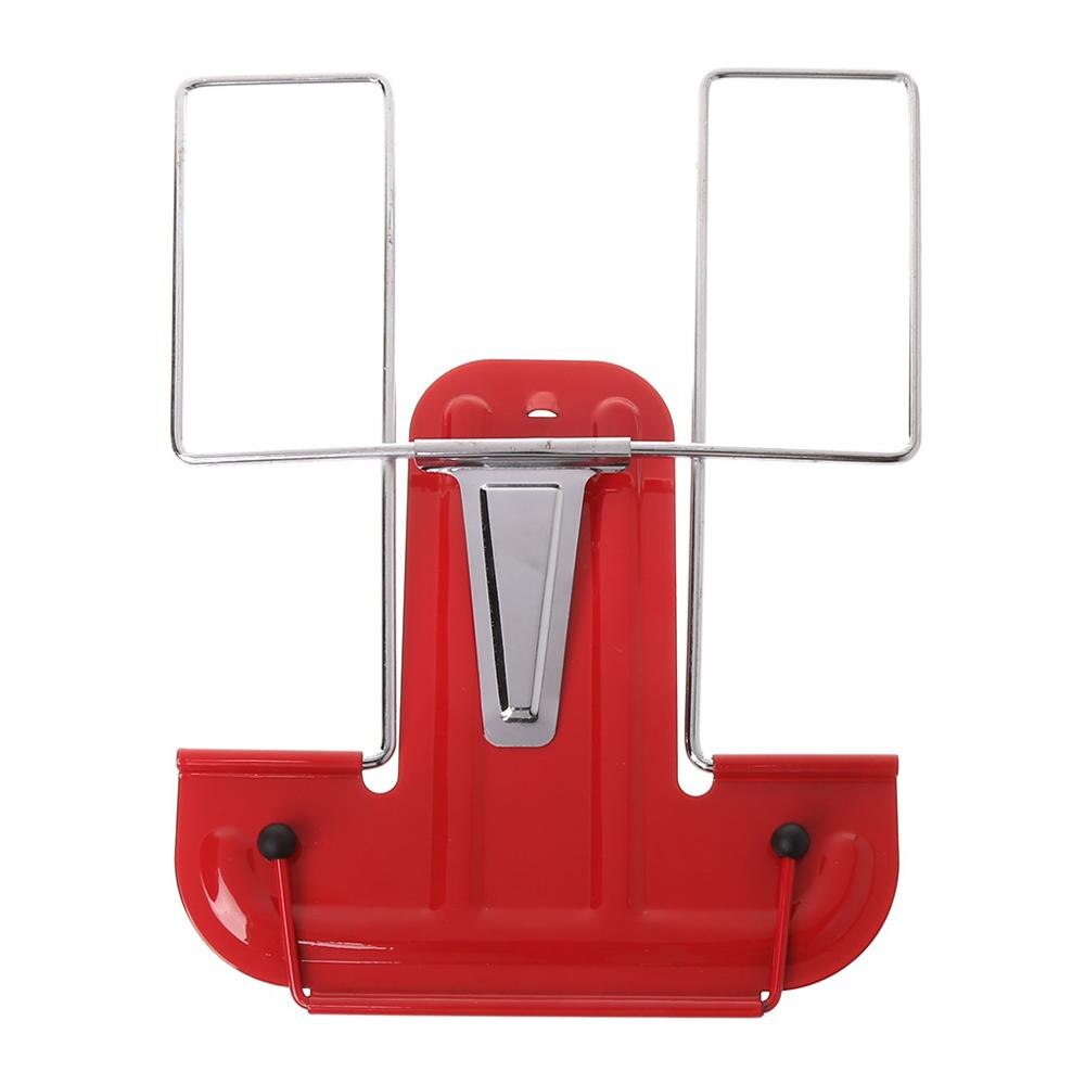 Foldable Adjustable Reading Book Support Stand Document Holder Shelf For iPad QX2B: Red