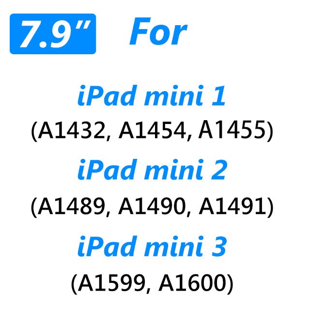 9H Gehard Glas Voor Ipad 9.7 Air 1 2 Ipad Pro 11 10.5 Glas Voor Ipad Mini 1 2 3 4 Air 3 Mini 5 Protector Film: For ipad mini 123