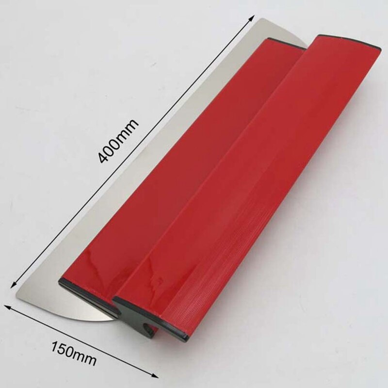 Espátula para alisar paneles de yeso, herramientas de pared, cuchilla flexible para pintar, espátula de acabado de 15,7 pulgadas y 40Cm, idealmente