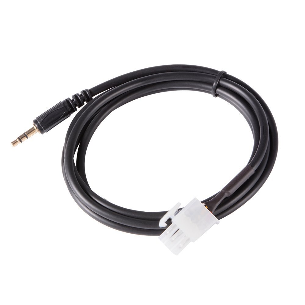 Biurlink 3.5mm Male Audio Jack 3Pin Aux Audio Input Cable Adapter for Honda GL1800 Goldwing Motocycle