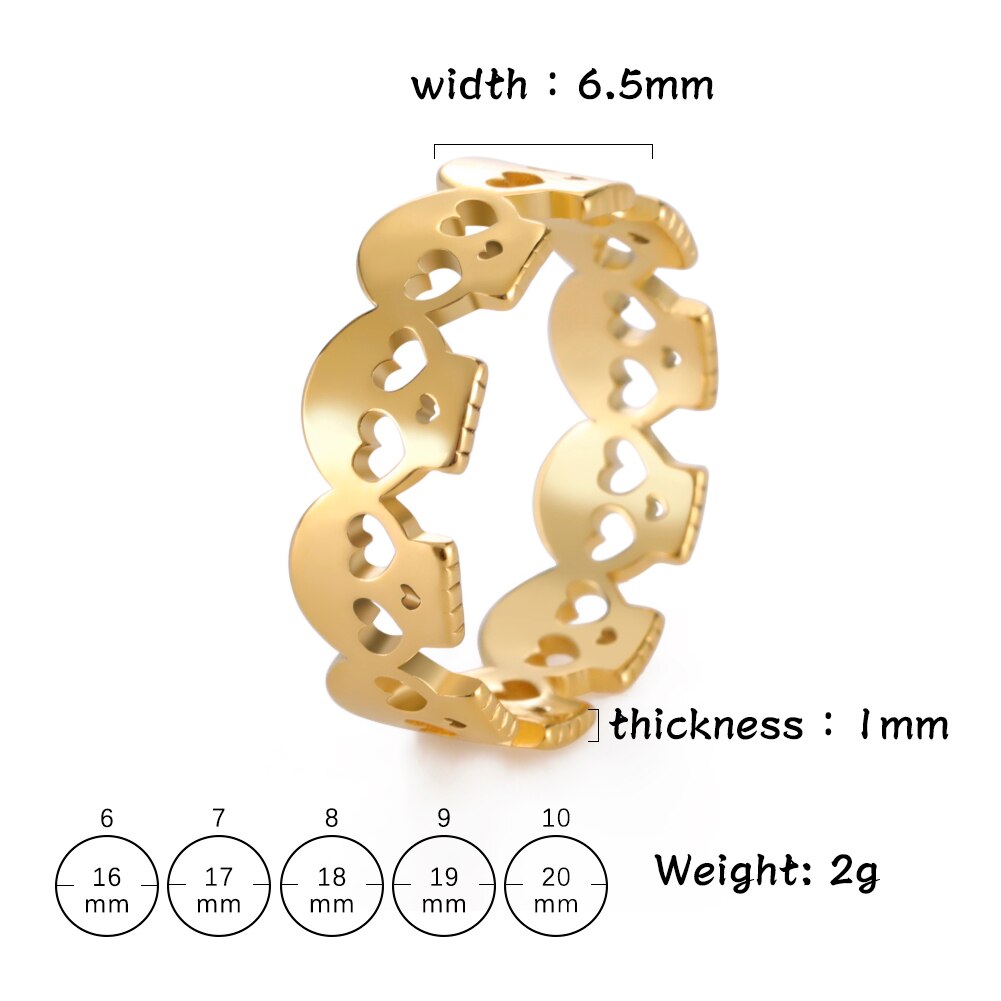 Skyrim – bagues gothiques en acier inoxydable pour femmes et hommes, couleur or, Punk, bijoux de fête d'halloween,: 6 / Black