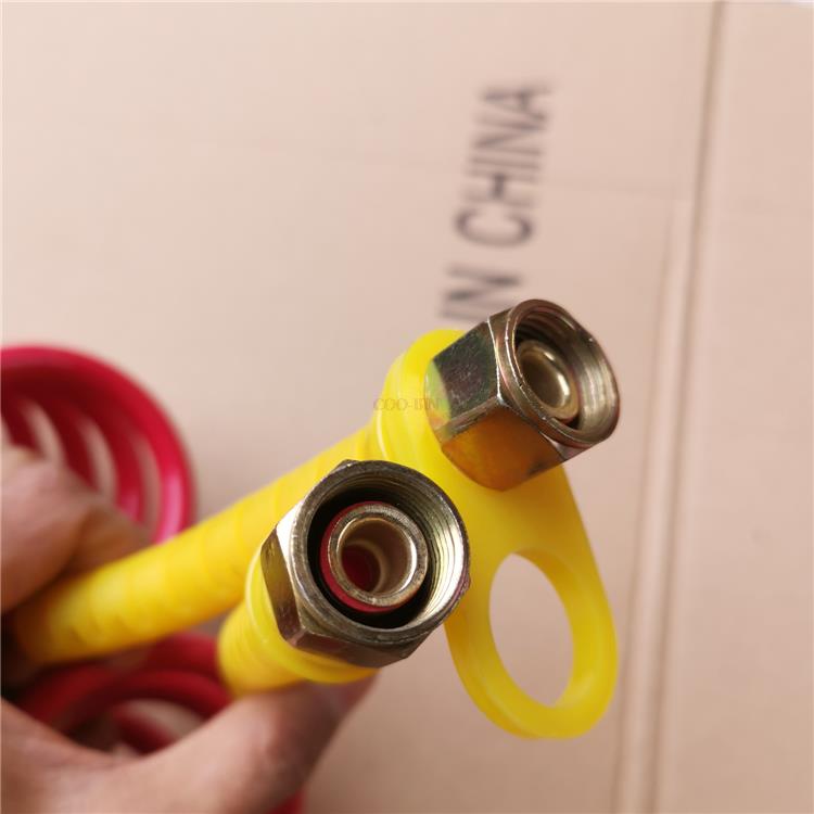 Semi-trailer brake air pipe spiral tube traction truck explosion-proof high pressure anti-freeze PU connection air brake pipe