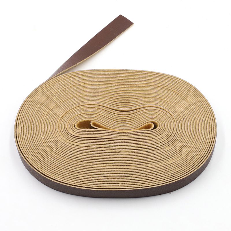 Riem 10m lengtes pu leren riem 1.5cm breedtes knutselstroken riem diy tas handvatten decoratie  c90e: Lichte koffie