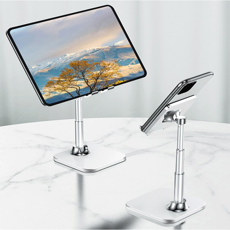 Adjustable Chair Aluminum Alloy IPad Desktop Tablet Holder Stand Desk Mobile Phone Holder Stand for Phone Xiaomi ipad Huawei