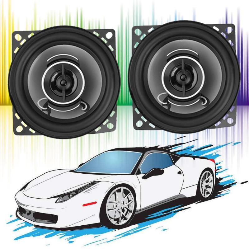 VODOOL 2 Stuks 4 inch 350W Auto Muziek Spreker Auto Coaxiale Treble Speakers Vervanging Auto Audio Stereo Systeem Luider luidsprekers