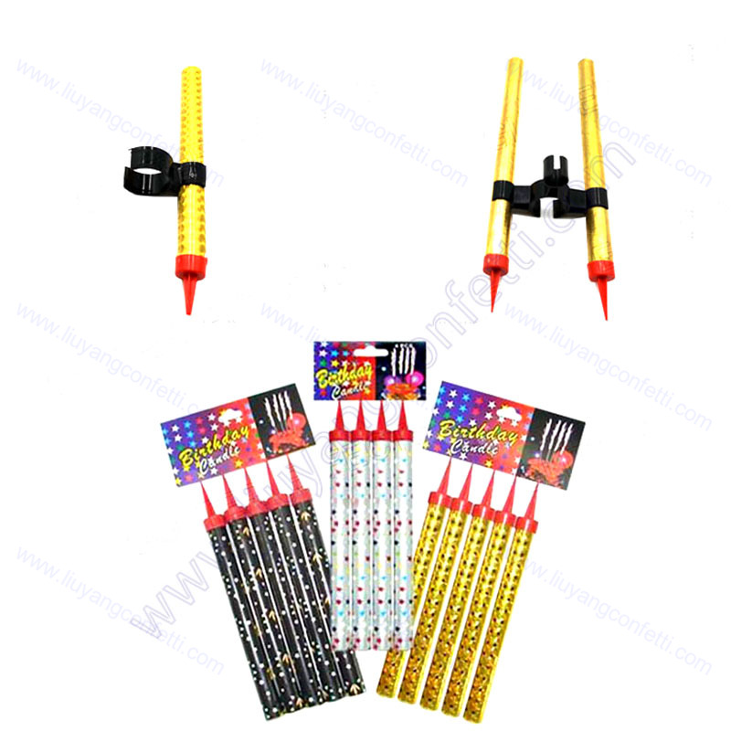 Samppanjapullo syntymäpäiväkynttilä tähtisadetikku ilotulitus turvallisuus jäälähde muoviklipsi yökerho kakkujuhlat hääbaarimestari