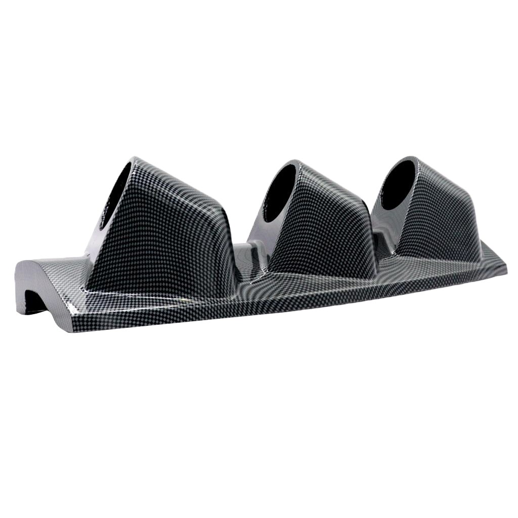 Carbon Fiber 52mm/2 Inch Triple Gauge A Pillar Pod For Right Hand Drive Car