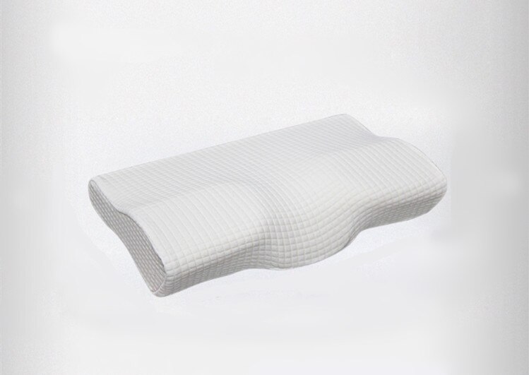 Zachte Orthopedische Latex Magnetische 50*30Cm Nekkussen Trage Rebound Memory Foam Kussen Cervicale Gezondheidszorg Pijn Release kussen: White