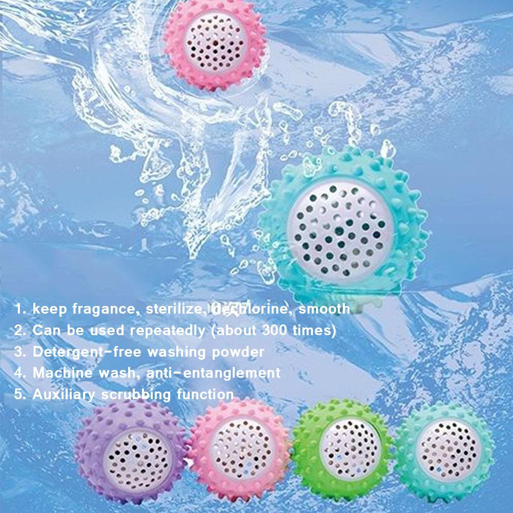 4PCS Wash Ball Nano Super Laundry Balls Reusable Washings Sterilization Not Entangled Decontamination And Dechlorination