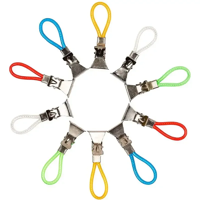 5/10Stck Handtuch Hängen Clips Metall Clip Auf Haken Schlaufen Handtuch KleiderbüGel Hängende Kleidung Heringe Küche Badezimmer veranstalter
