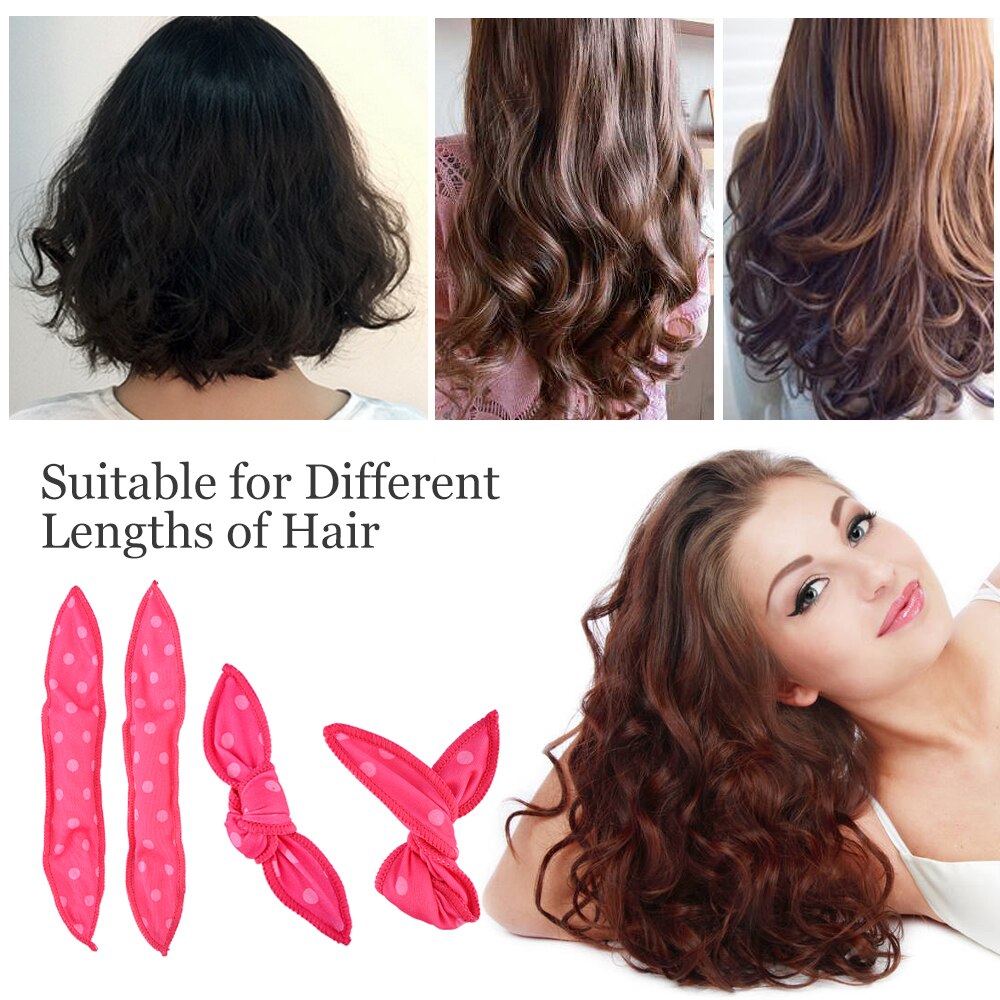10 Pcs/Lot Hair Curlers Soft Sleep Pillow Hair Rollers Set Best Flexible Foam and Sponge Magic Hair Care DIY Hair Styling Tools