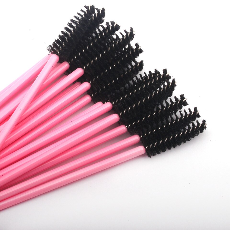 50/100 PIÈCES Cils Brosse Faux Cils Brosse Mascara Cils Maquillage Brosse Mascara Pinceaux Jetables pour 3D Volume Cils