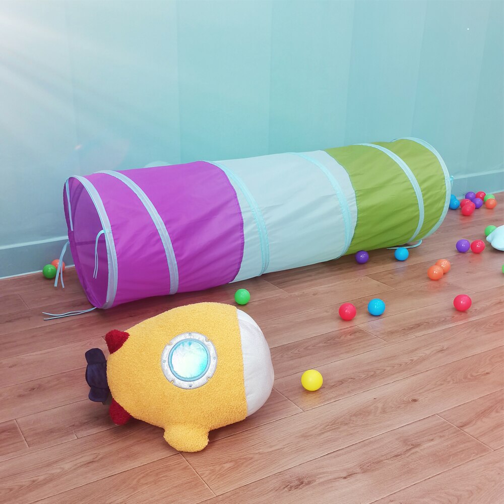 Draagbare Kleurrijke Kids Tunnel Tenten Kruipen Tunnel Opvouwbaar Opvouwbare Indoor Kids Speelhuis Tent Meisjes Jongen Kamer Decoratie