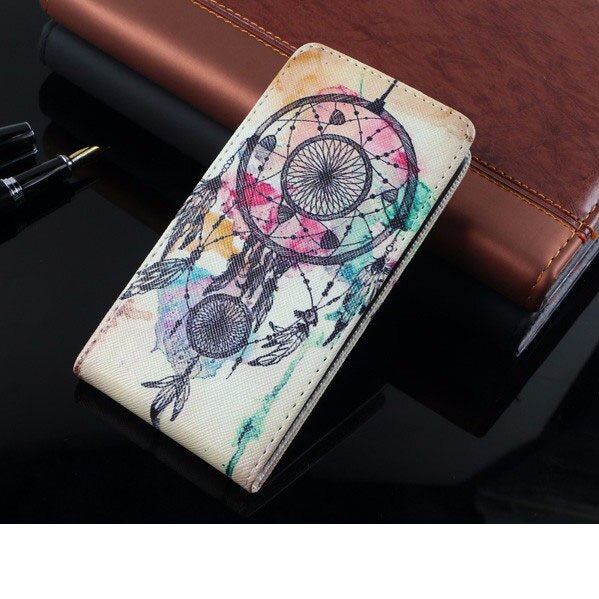 Flip Leather case For Samsung Galaxy Core2 Core 2 G355H G355 G355M SM-G355H Duos Back cover Cartoon Painting Phone Cover TPU: dreamcatcher