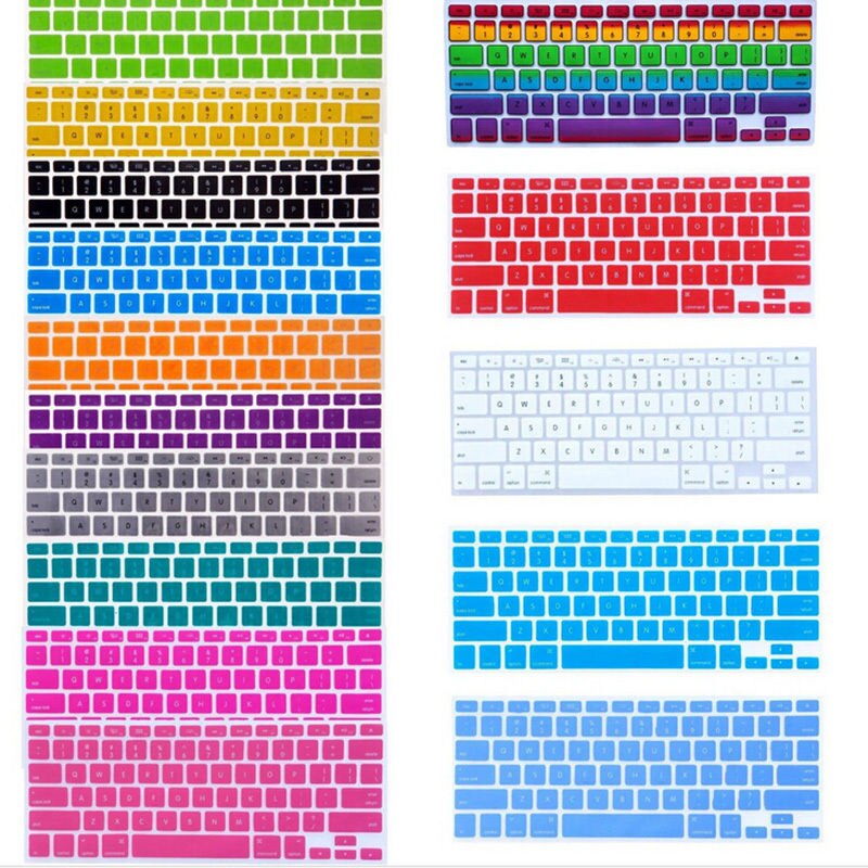 Silicone Keyboard Skin Cover For Macbook Pro Air Mac Retina 13" 15" 17" b38